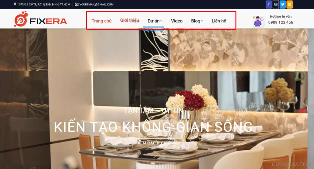 Css menu chữ in đậm có bóng đổ và có hiệu ứng nhấc lên khi rê chuột vào