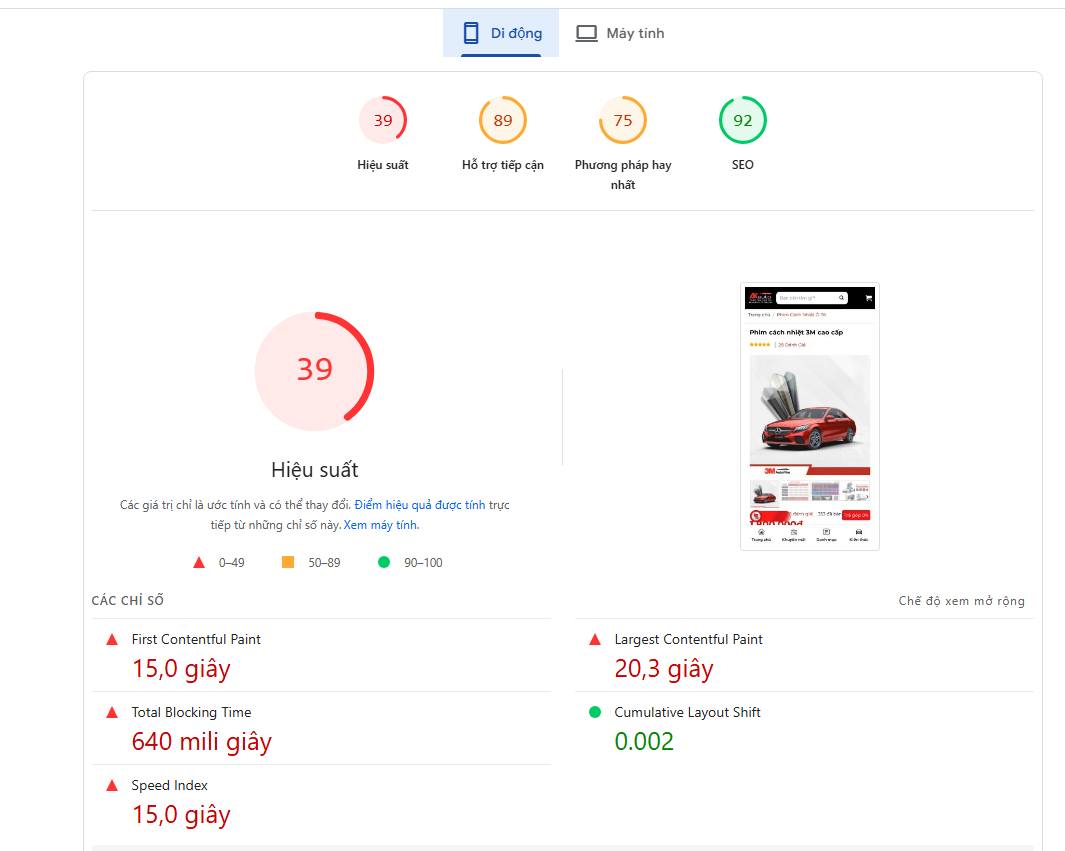 Cách tối ưu tăng điểm PageSpeed Insights khi web có nhúng youtube