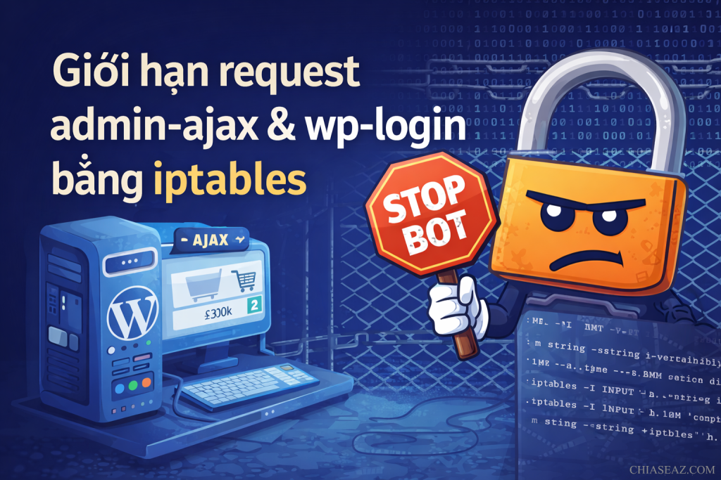 Hướng Dẫn Giới Hạn Request admin-ajax & wp-login Bằng iptables (Chống Spam Bot WordPress)